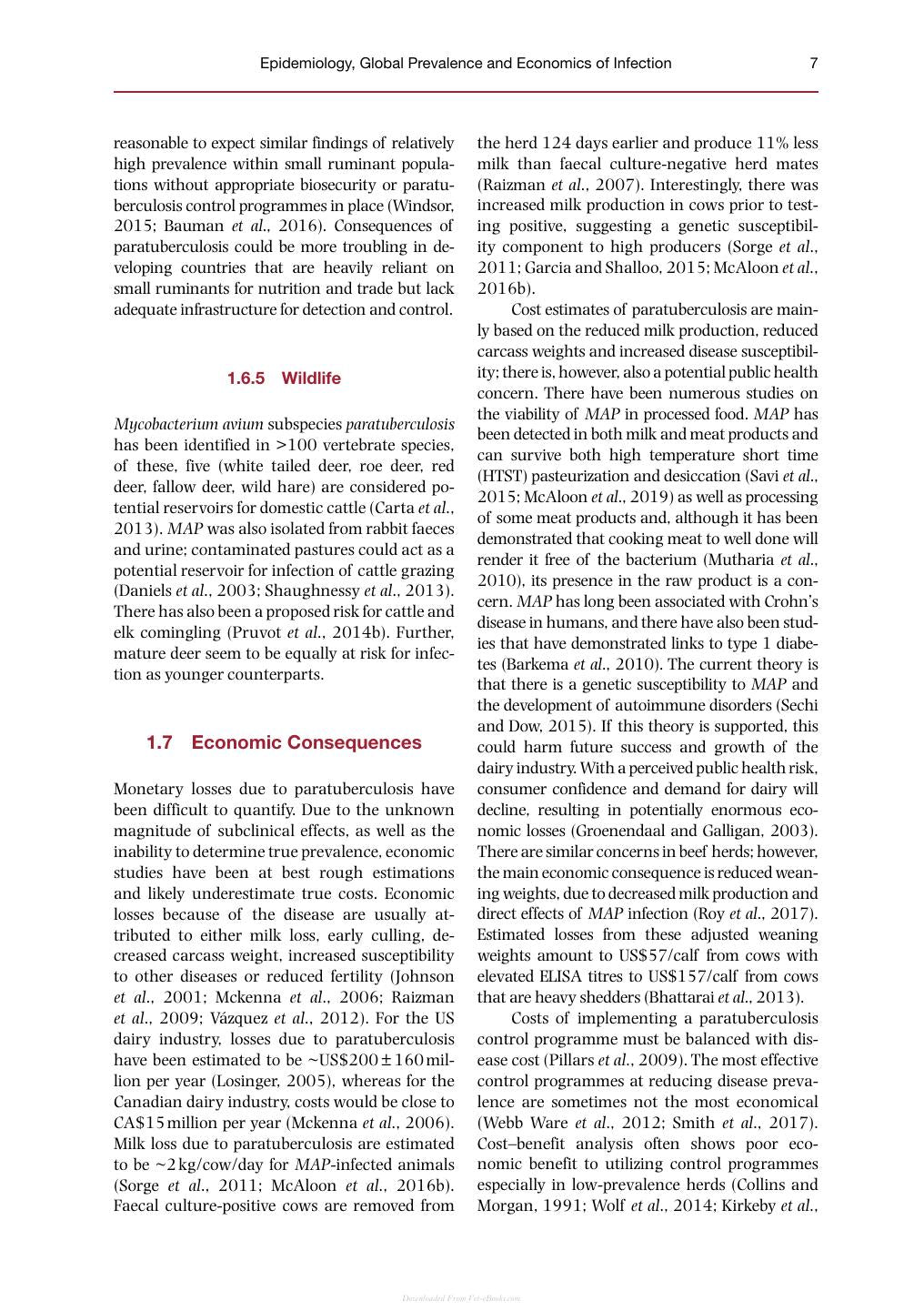Paratuberculosis Organism Disease Control 2Nd Edition