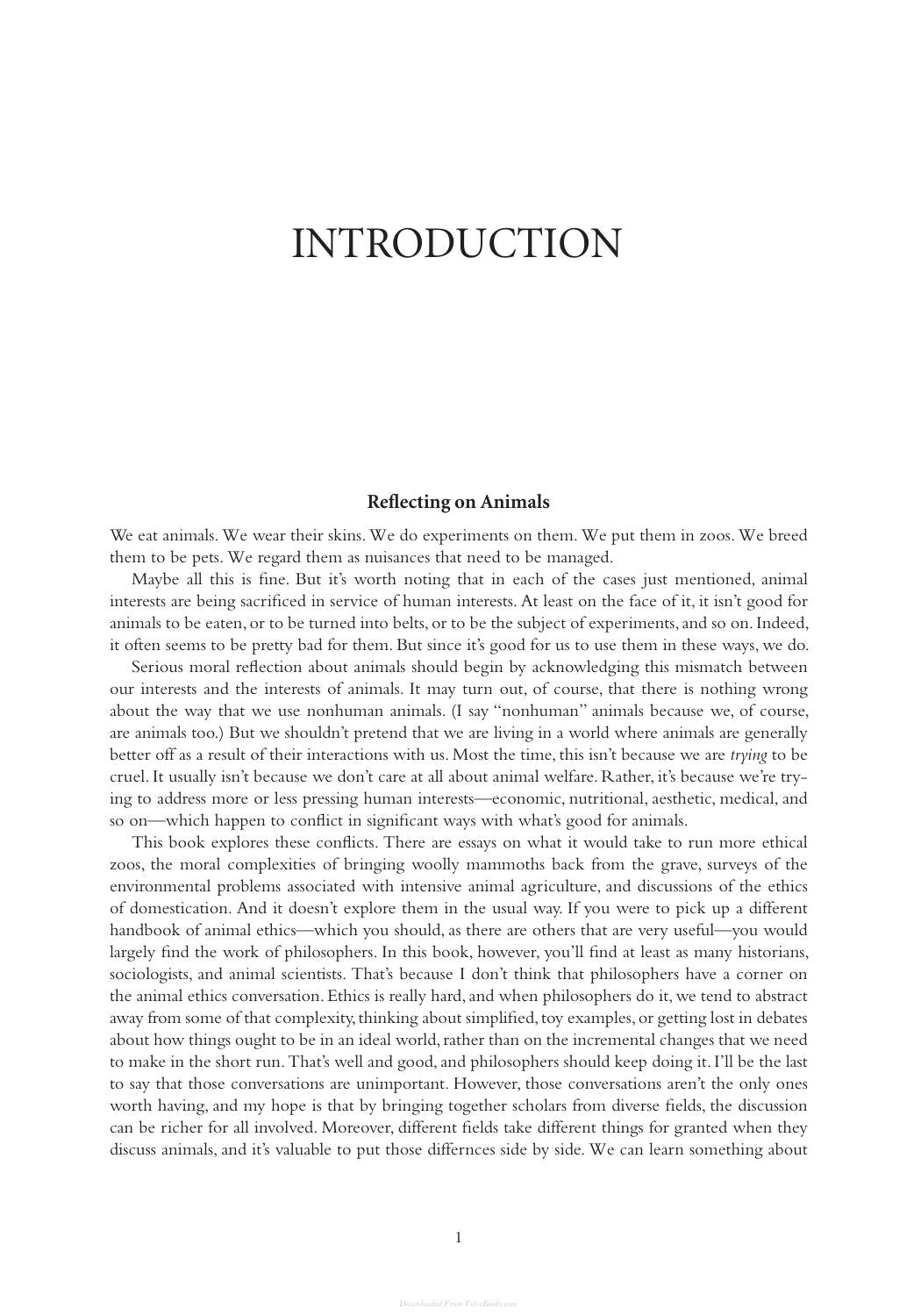 Routledge Handbook Of Animal Ethics