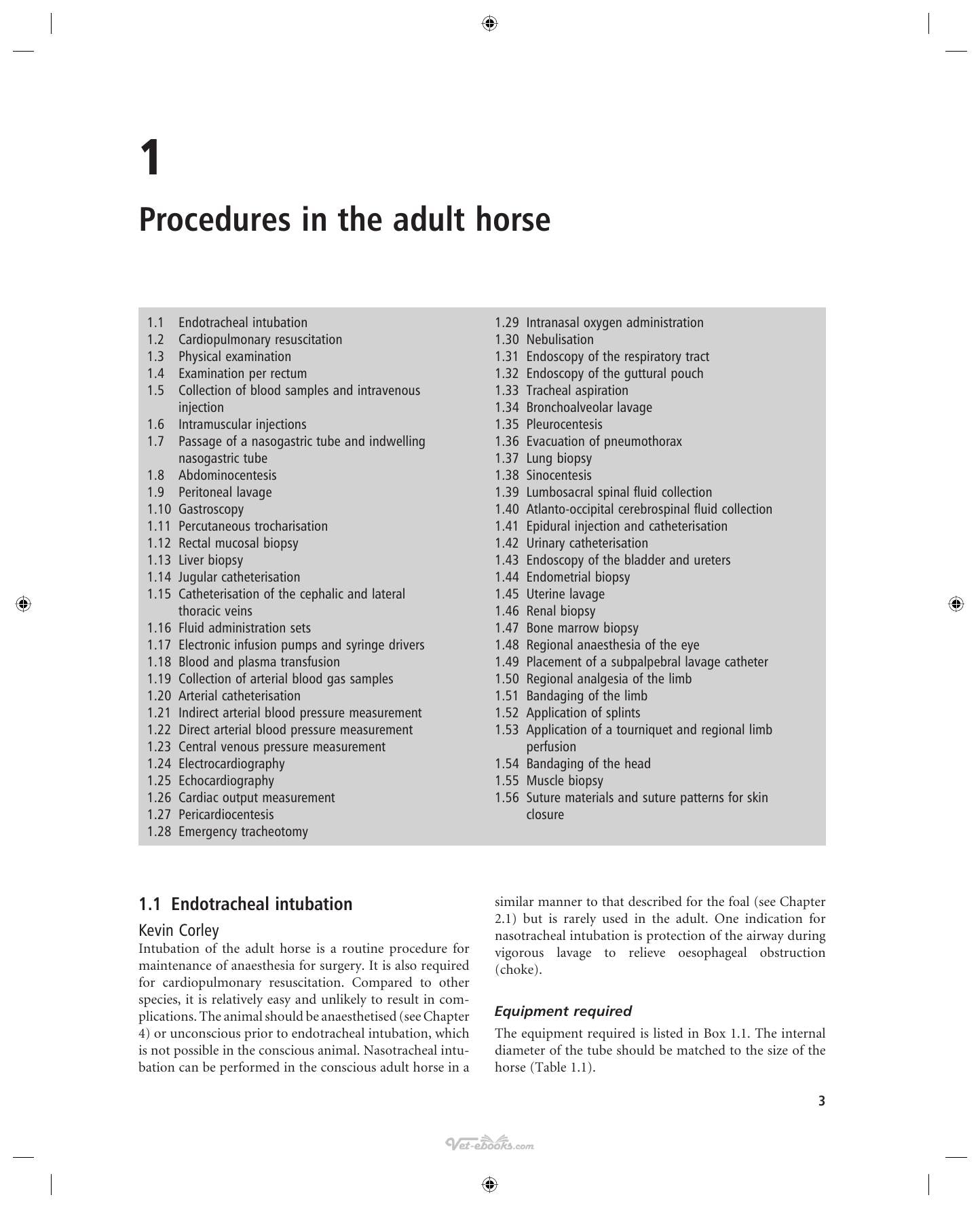 The Equine Hospital Manual