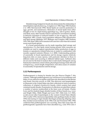 Reproductive Biology Ad Phylogeny of Lizards and Tuatara
