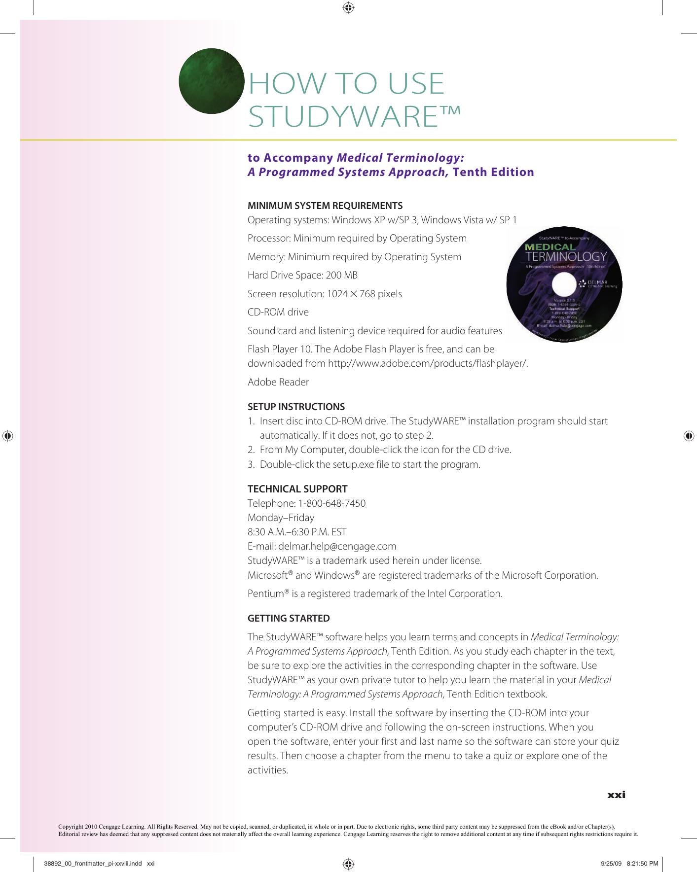 Medical Terminology A Programmed Systems Approach 10Th Edition