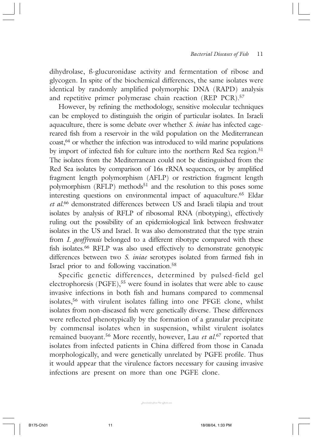 Current Trends In The Study Of Bacterial And Viral Fish And Shrimp Diseases