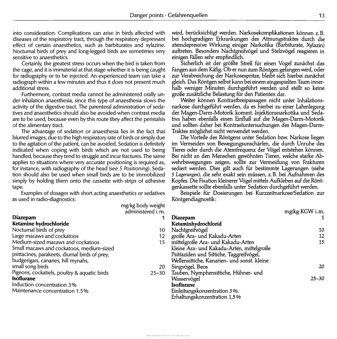 Atlas Of Radiographic Anatomy And Diagnosis Of Cage Birds