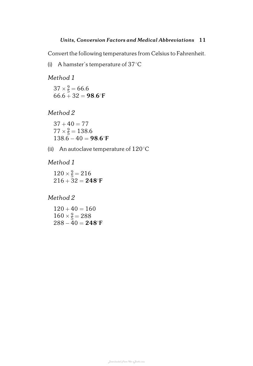 Calculations For Veterinary Nurses