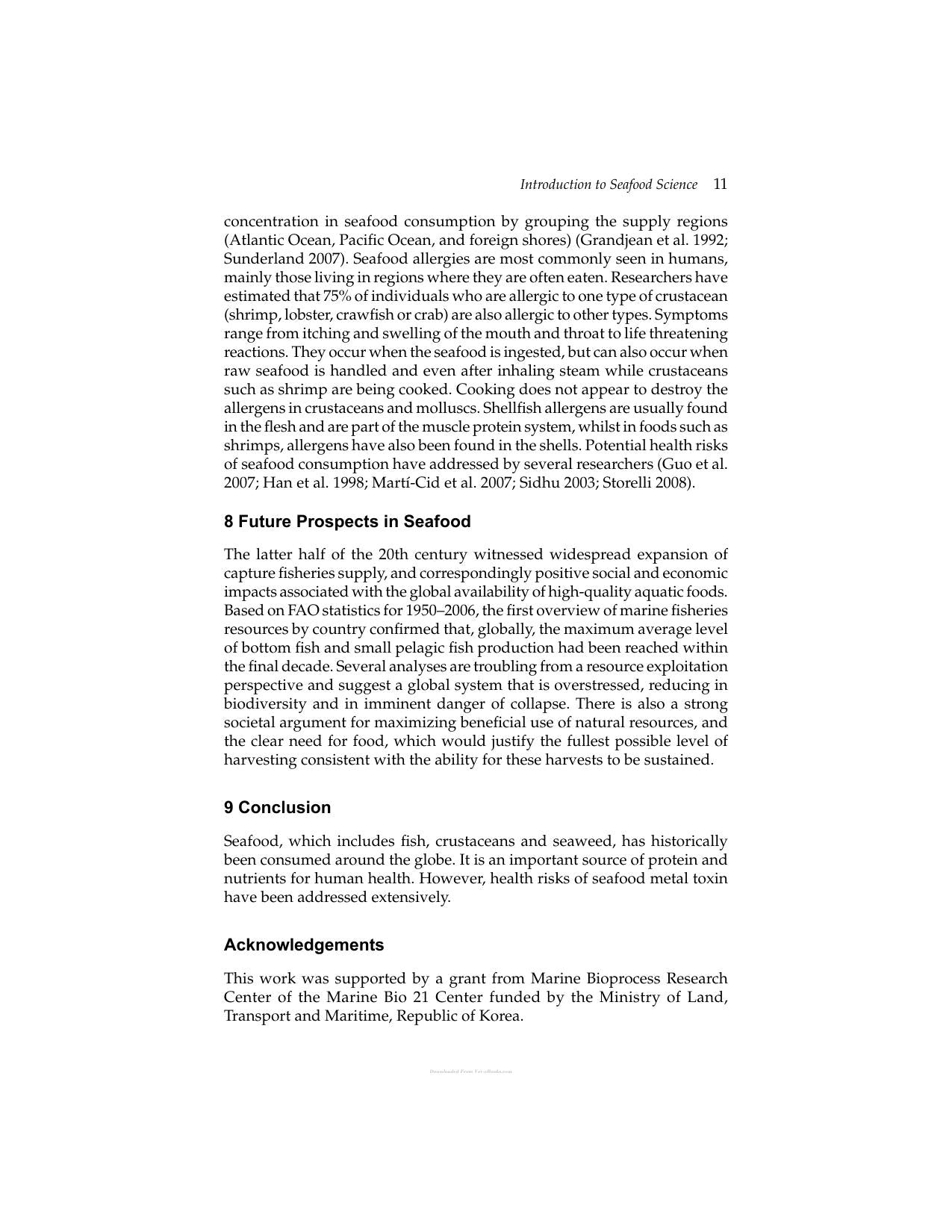 Seafood Science Advances In Chemistry Technology And Applications