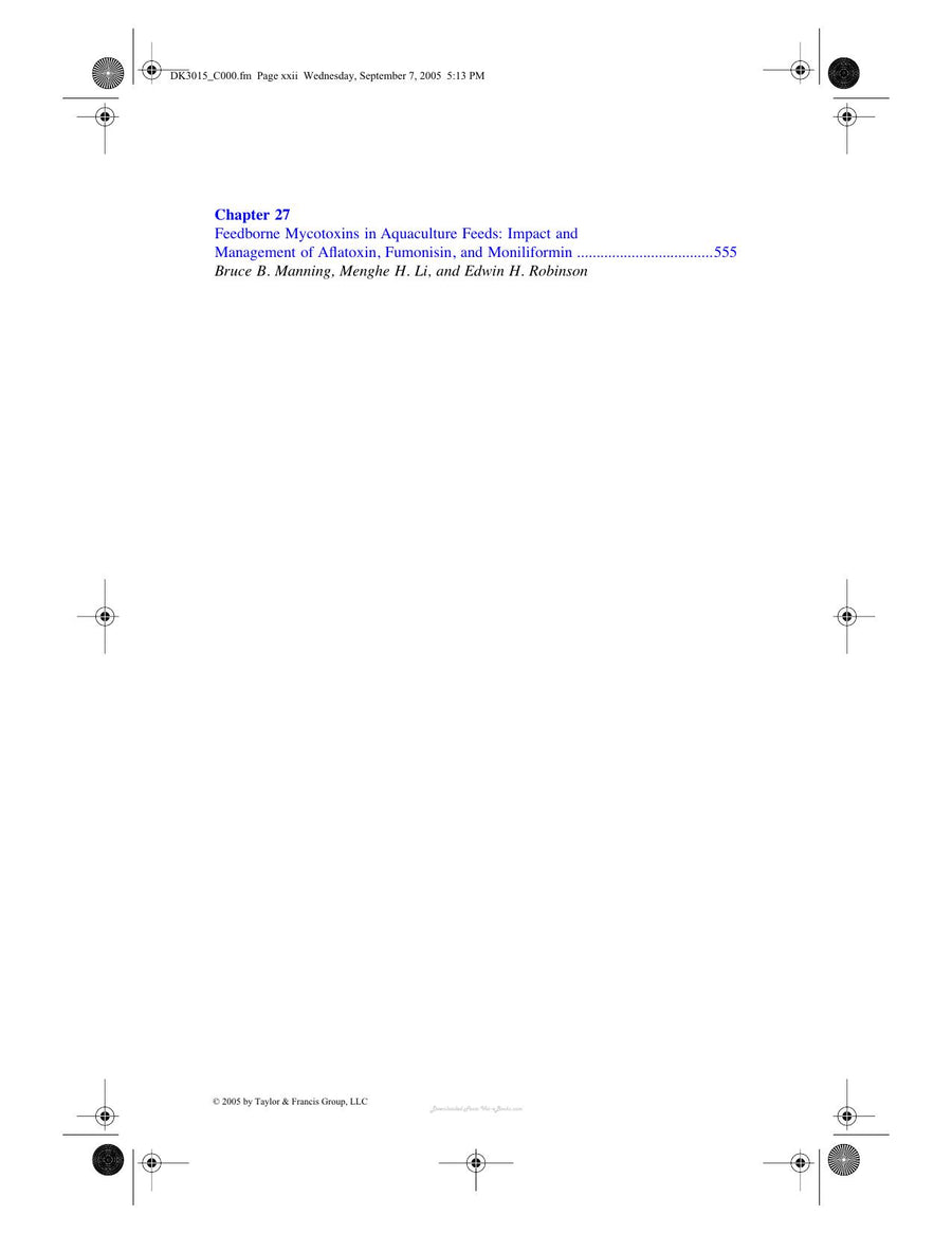 Preview page of Aflatoxin and Food Safety