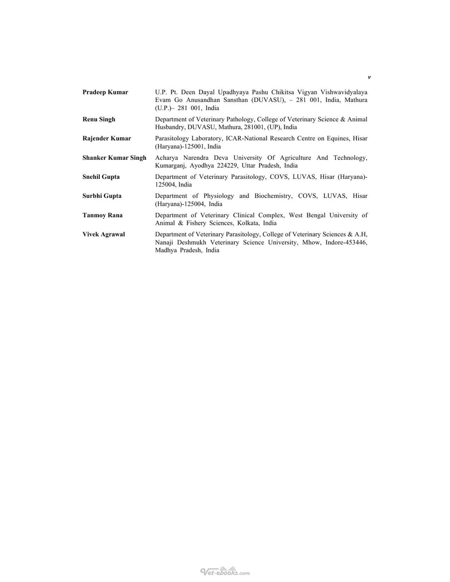Preview page of Parasitic Diseases of Goats