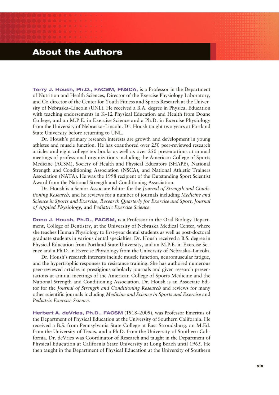 Preview page of Applied Exercise and Sport Physiology 4th Edition