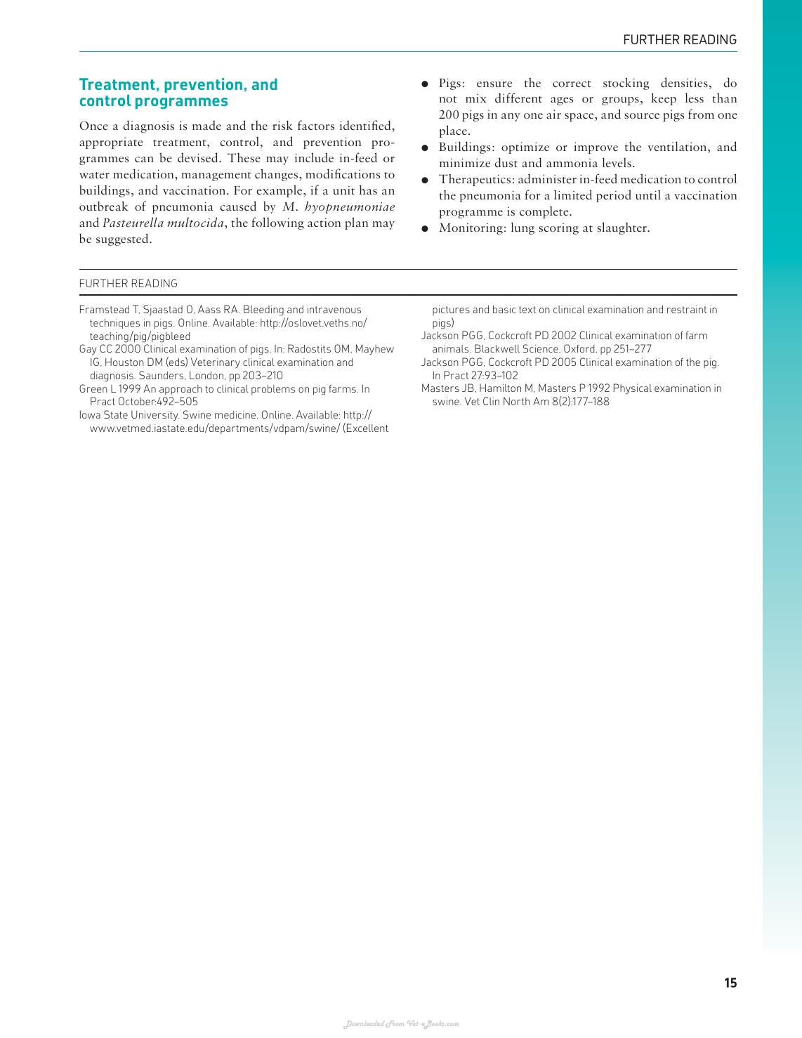Handbook Of Pig Medicine
