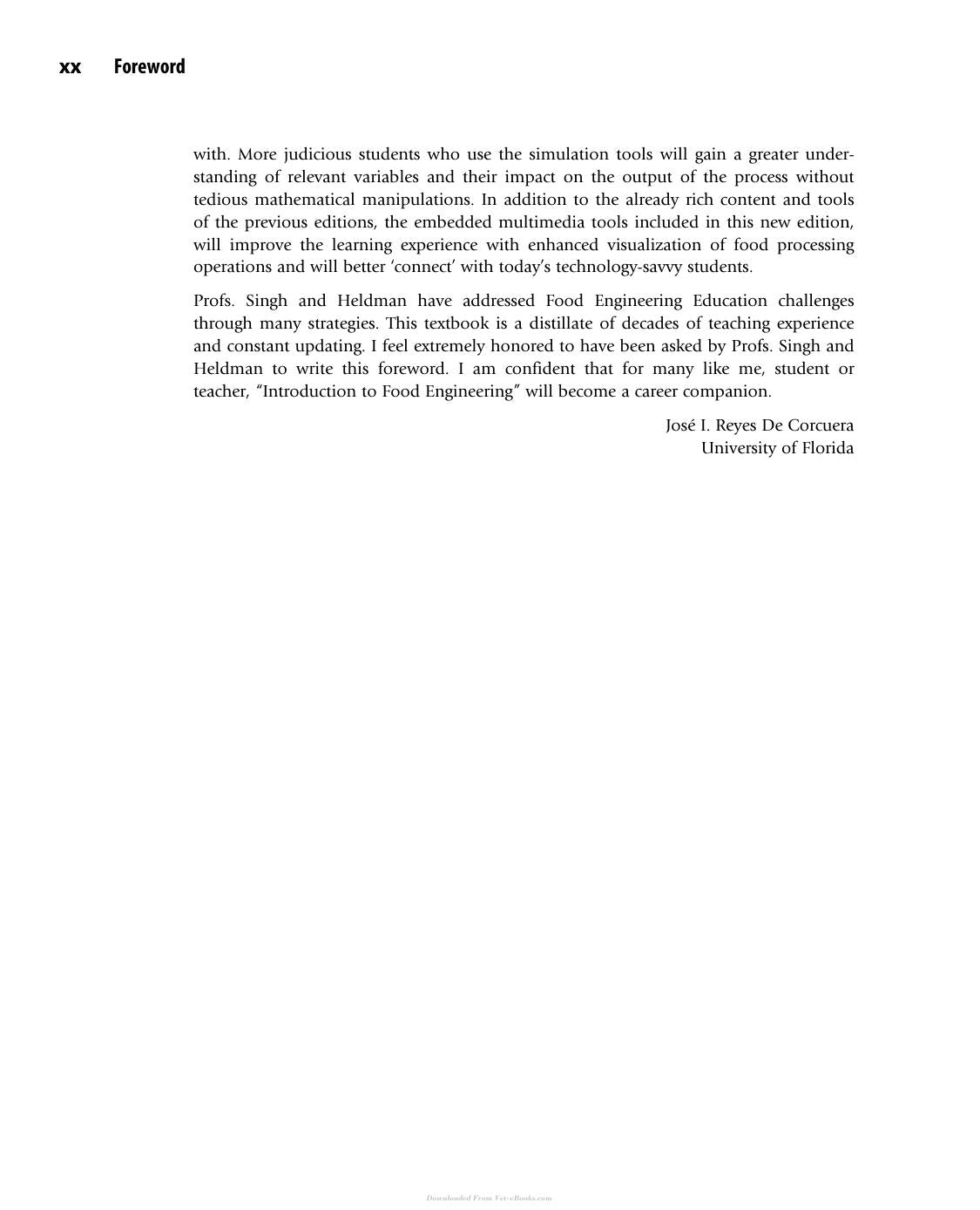 Introduction To Food Engineering 5Th Edition