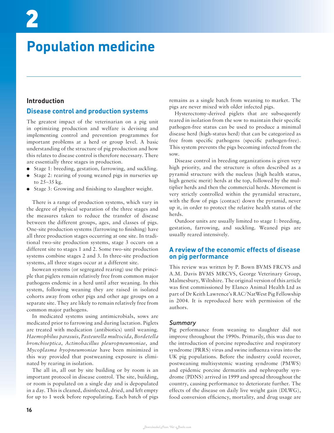 Handbook Of Pig Medicine