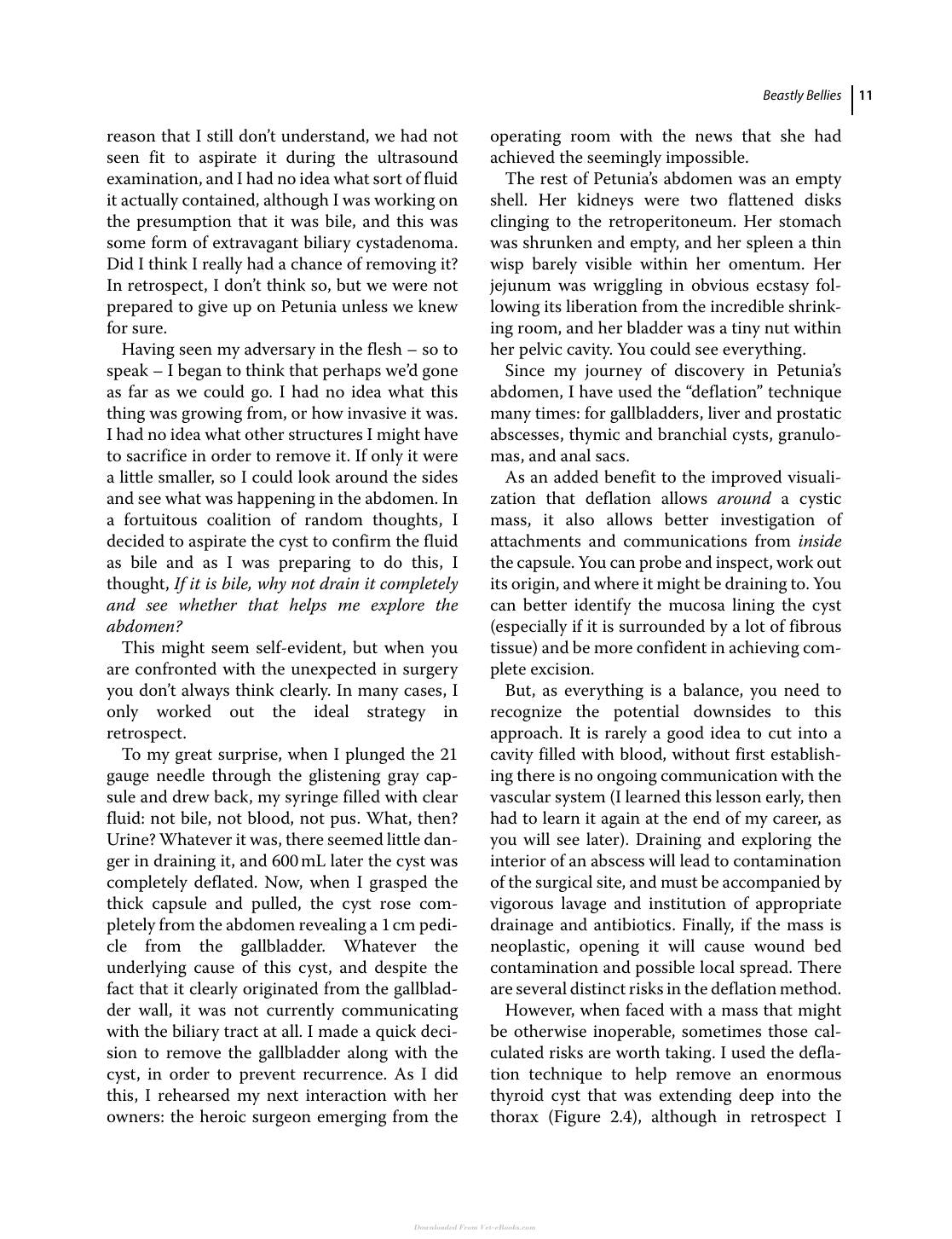 Pitfalls In Veterinary Surgery