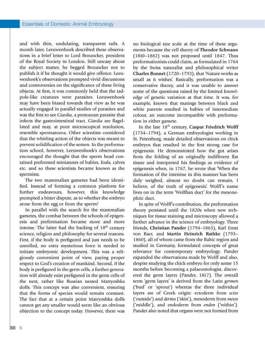 Preview page of Essentials of Domestic Animals Embryology