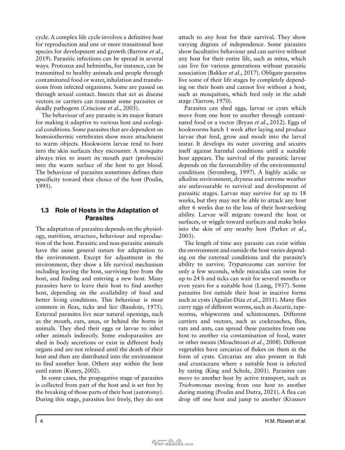 Parasitism And Parasitic Control In Animals Strategies For The Developing World