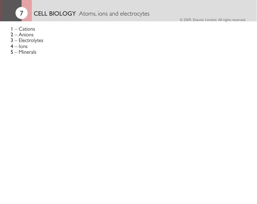 Introduction To Veterinary Anatomy And Physiology Flashcards