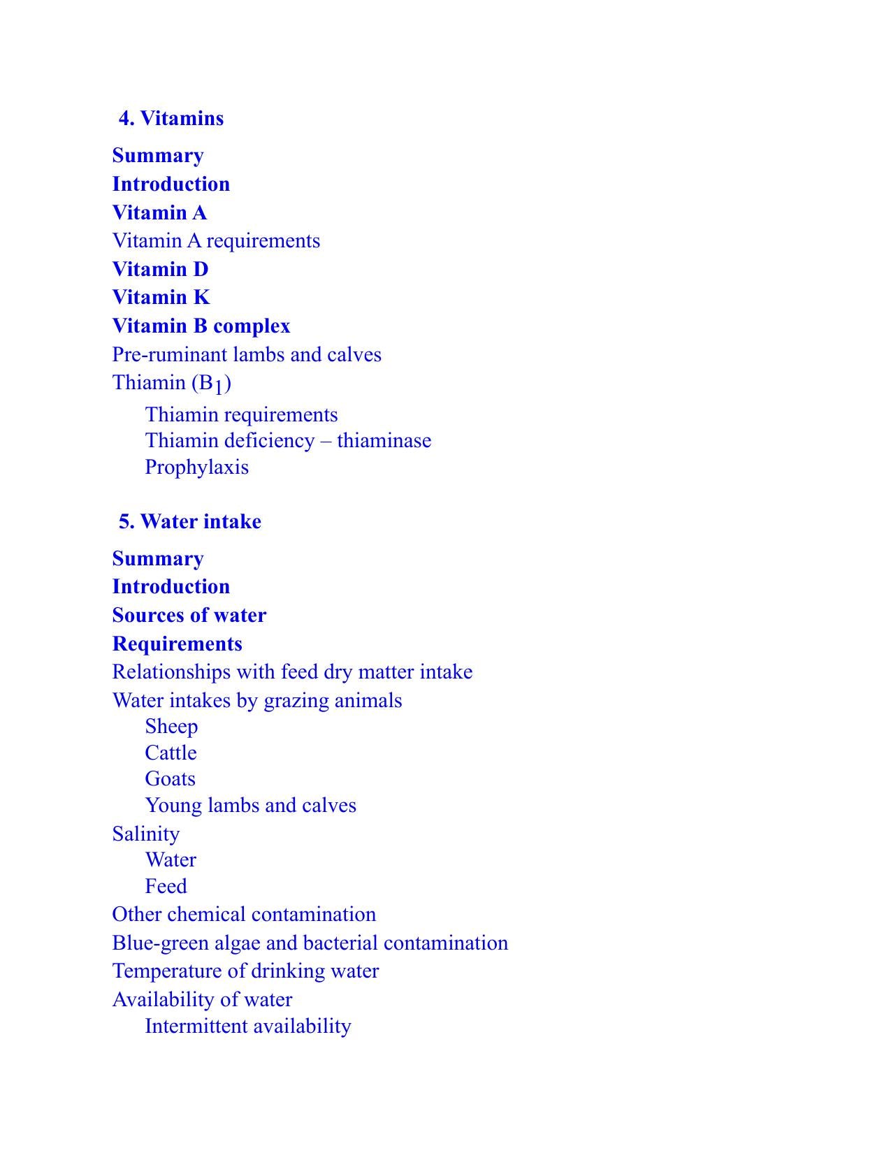 Nutrient Requirements Of Domesticated Ruminants