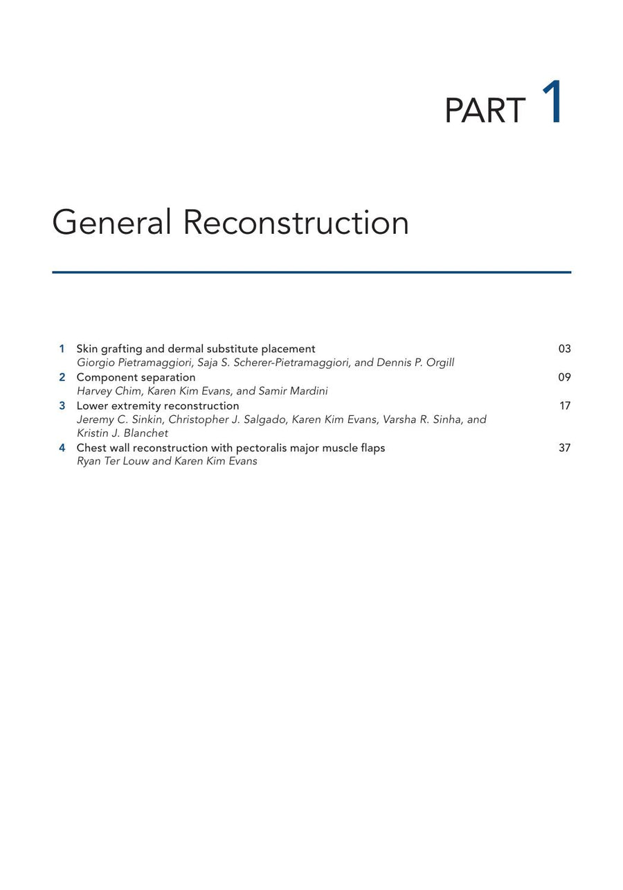 Preview page of Operative Procedures in Plastic, Aesthetic and Reconstructive Surgery
