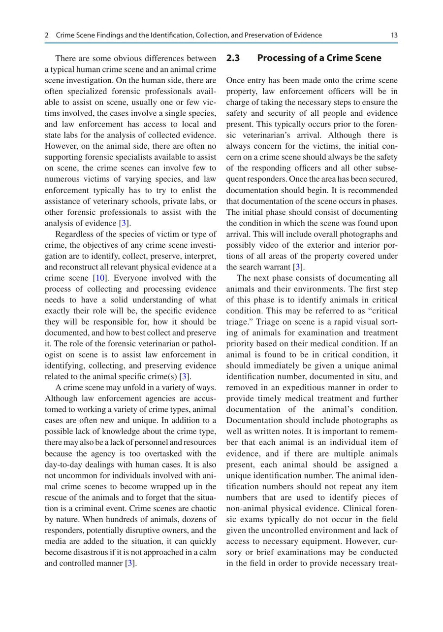 Preview page of Veterinary Forensic Pathology Volume 1 and 2
