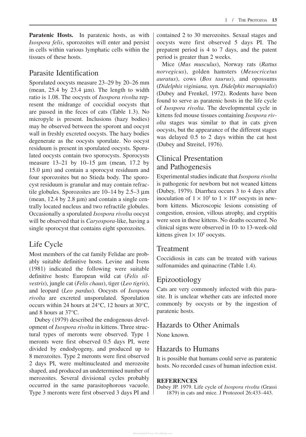 Feline Clinical Parasitology