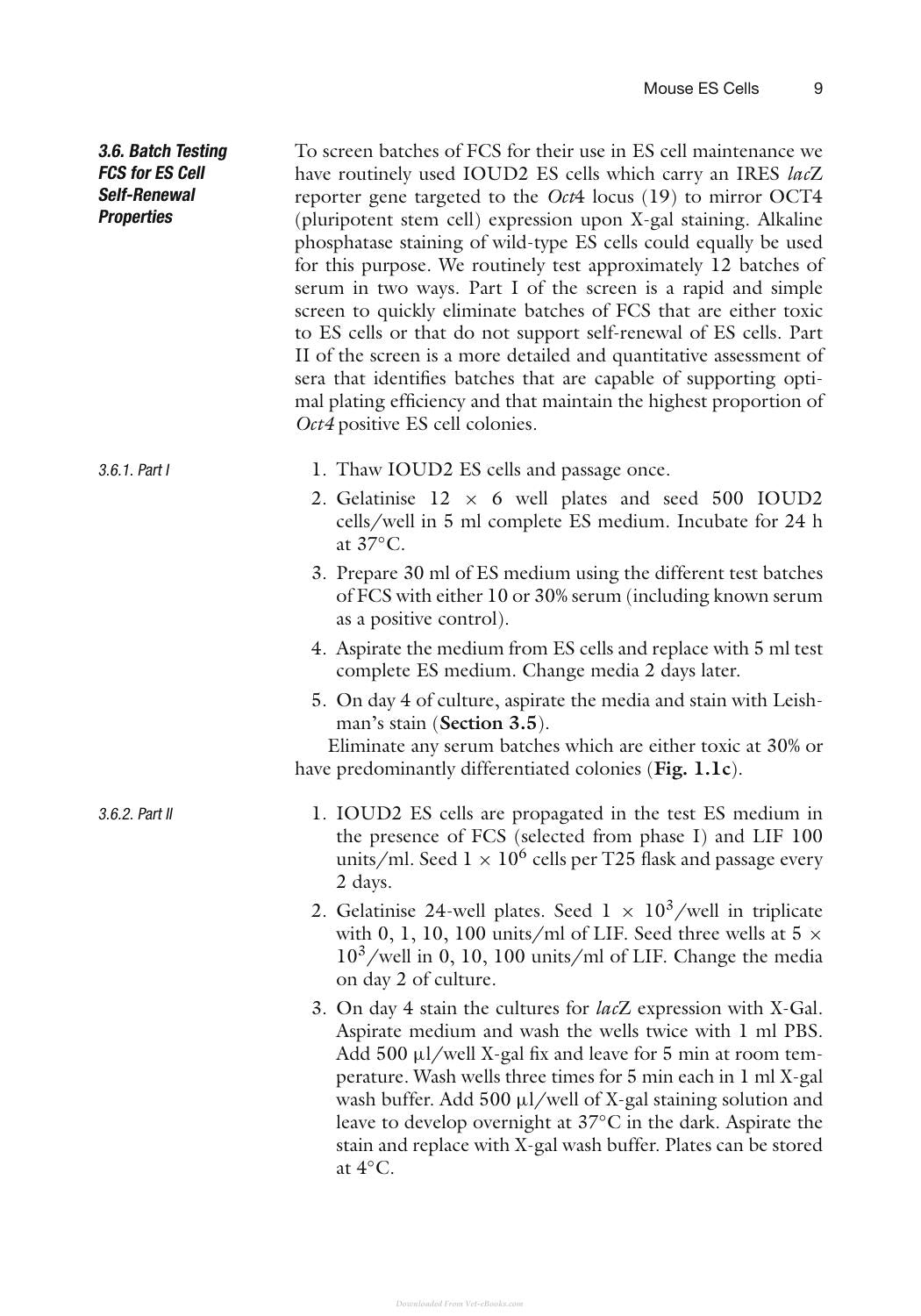 Mouse Cell Culture Methods And Protocols