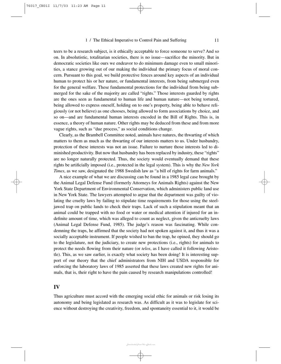 Preview page of The Well Being of Farm Animals Challenges and Solutions
