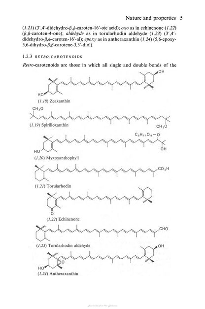 The Biochemistry of the Carotenoids Volume I Plants