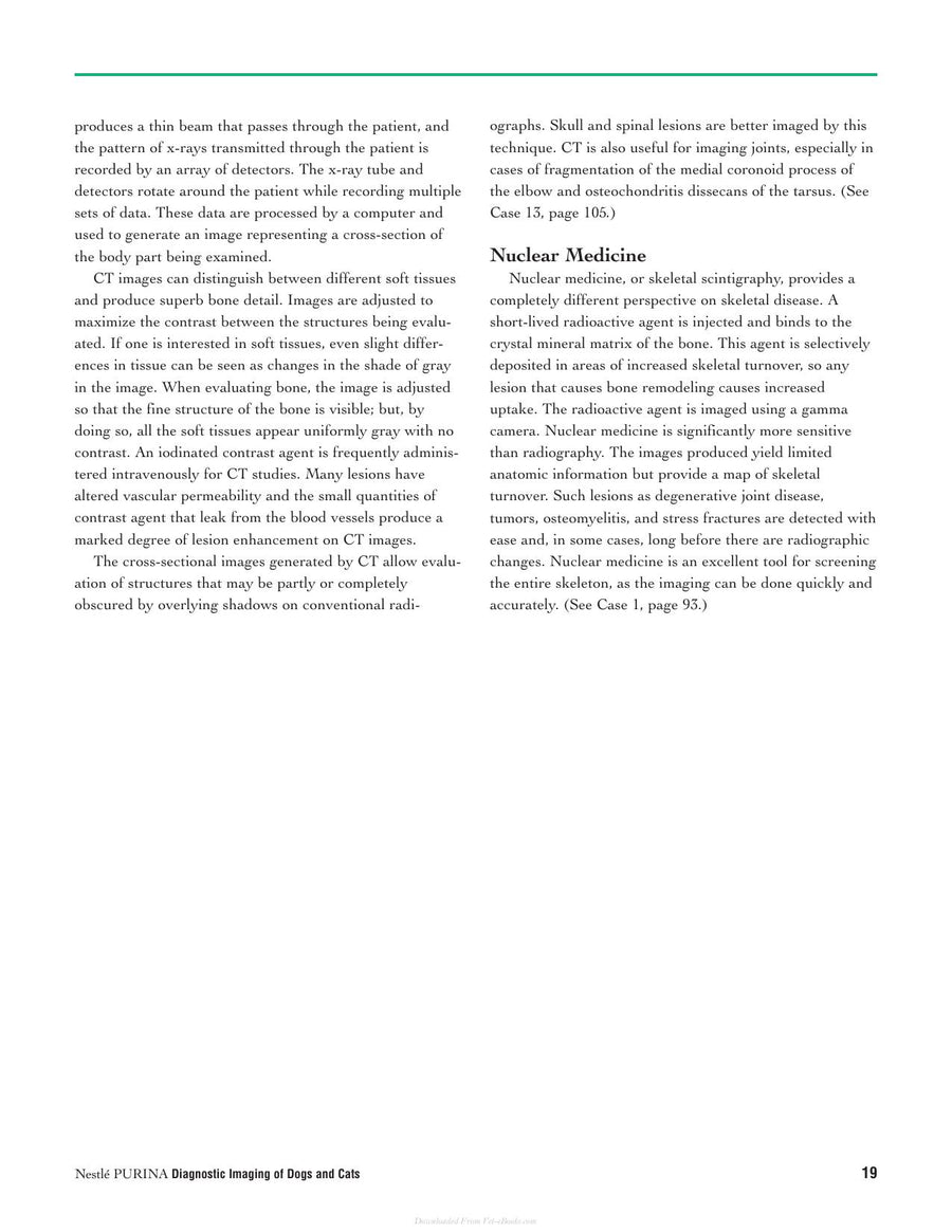 Preview page of Diagnostic Imaging of Dogs and Cats