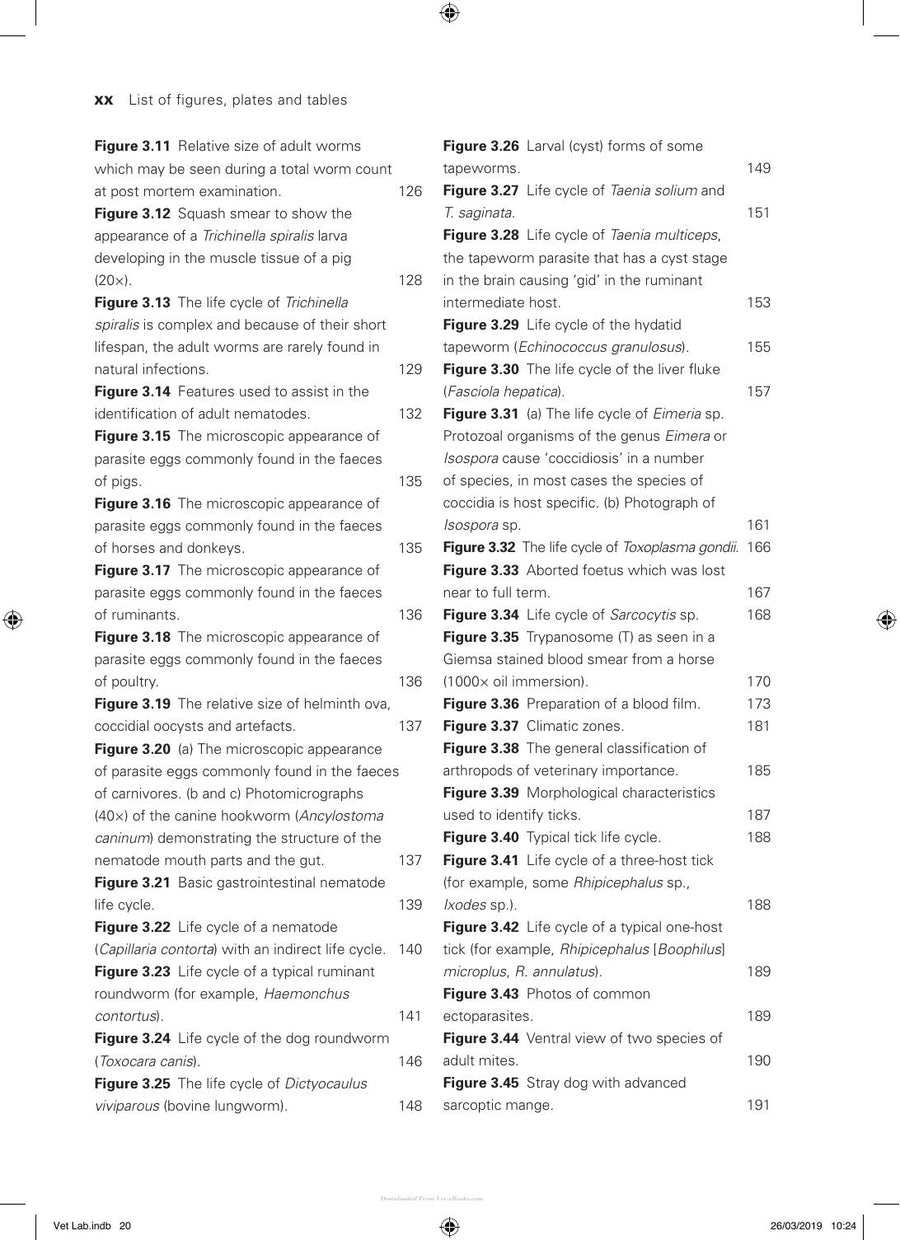Preview page of The Veterinary Laboratory and Field Manual 3rd Edition