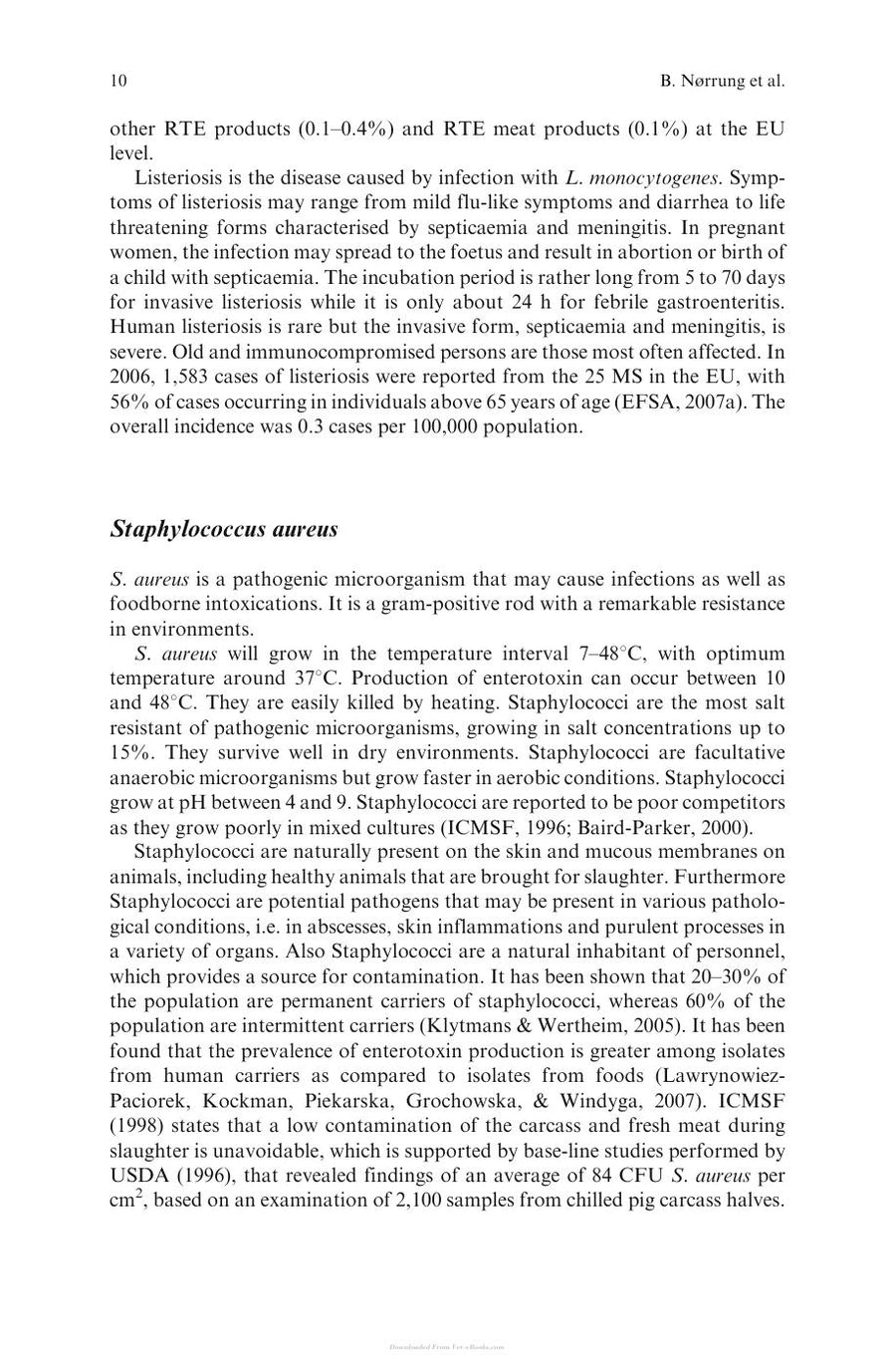 Preview page of Safety of Meat and Processed Meat PDF