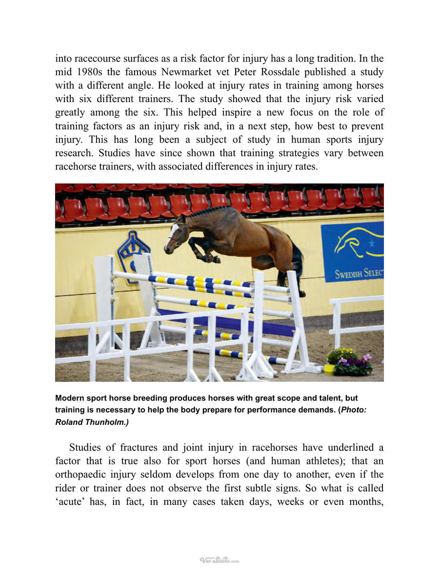 Preview page of Sport Horse Soundness and Performance Training Advice for Dressage Showjumping and Event Horses from Champion Riders Equine Scientists and Vets