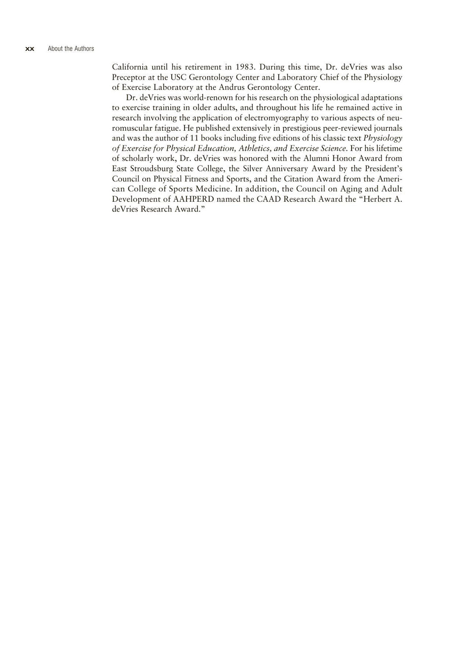 Preview page of Applied Exercise and Sport Physiology 4th Edition