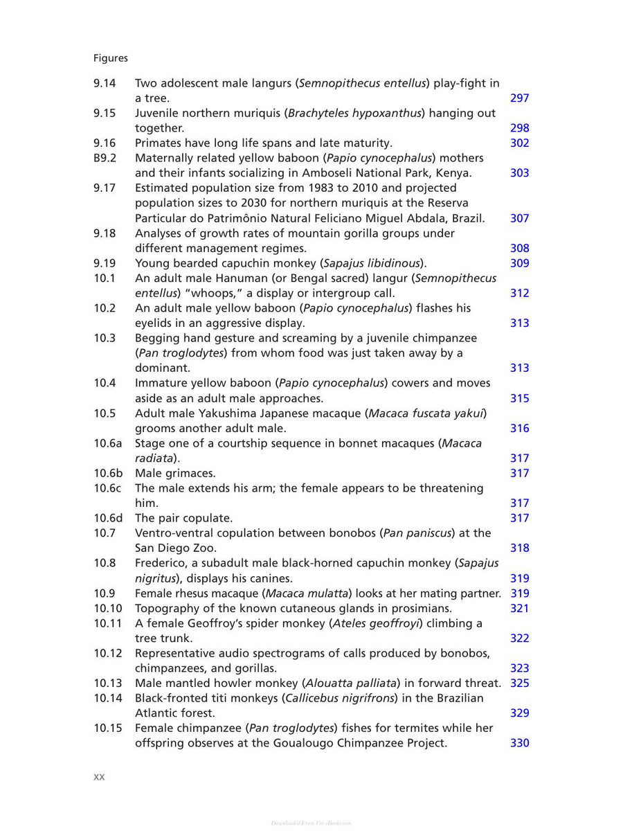 Preview page of Primate Behavioral Ecology 5th Edition