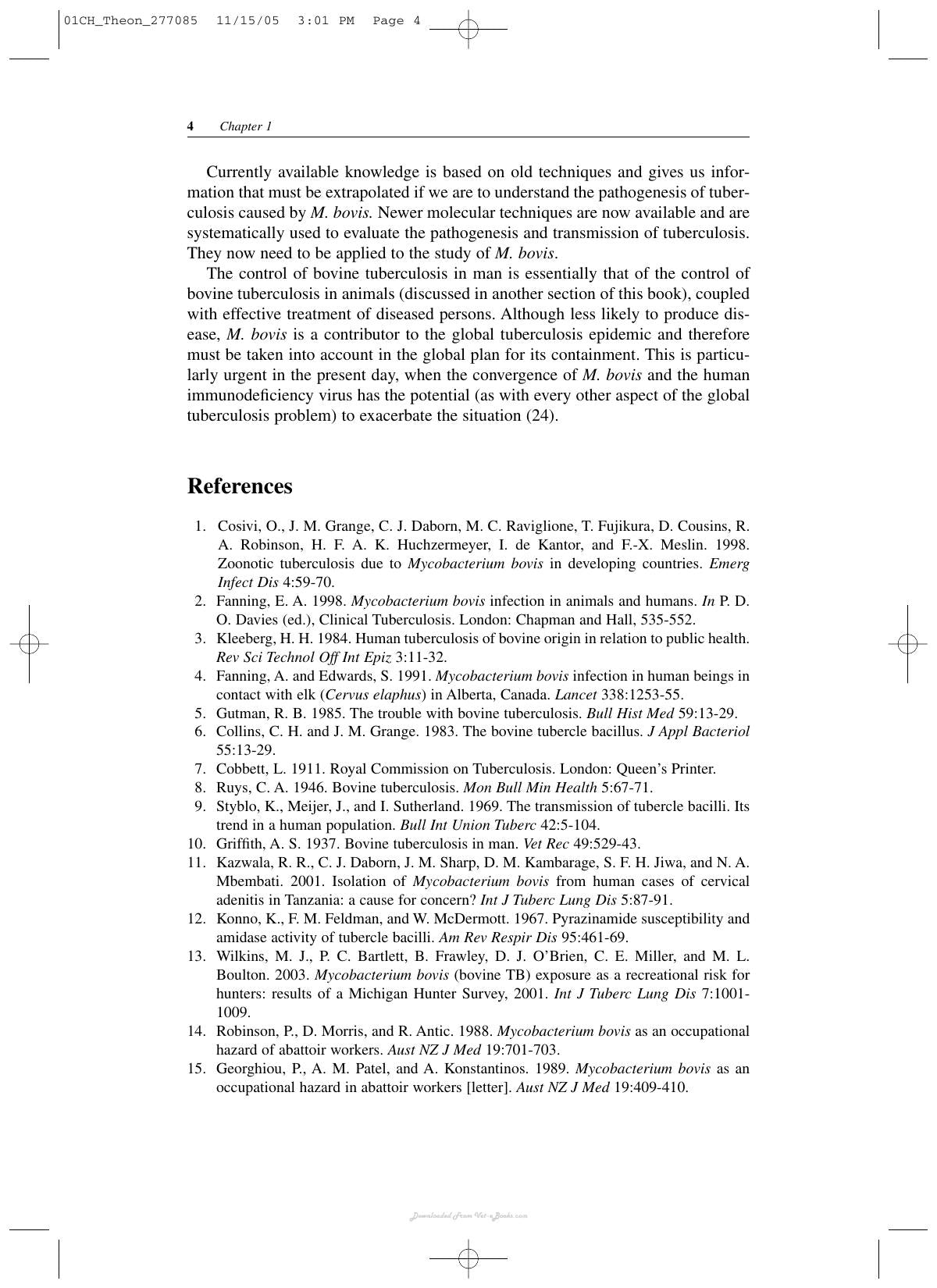 Mycobacterium Bovis Infection In Animals And Humans 2Nd Edition