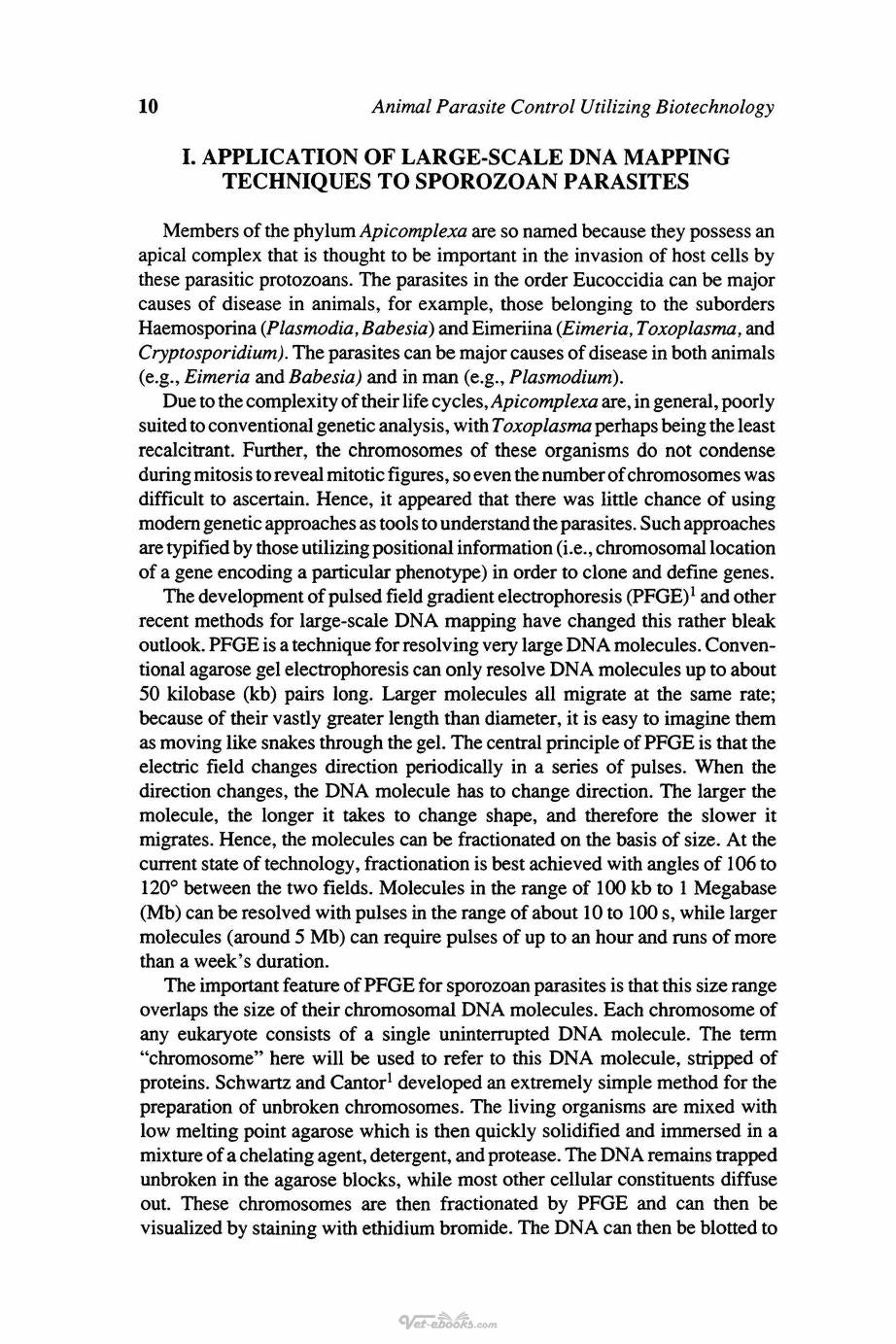 Animal Parasite Control Utilizing Biotechnology