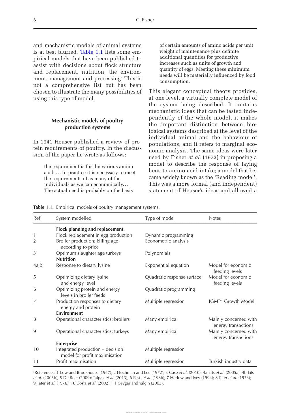 Nutritional Modelling For Pigs And Poultry