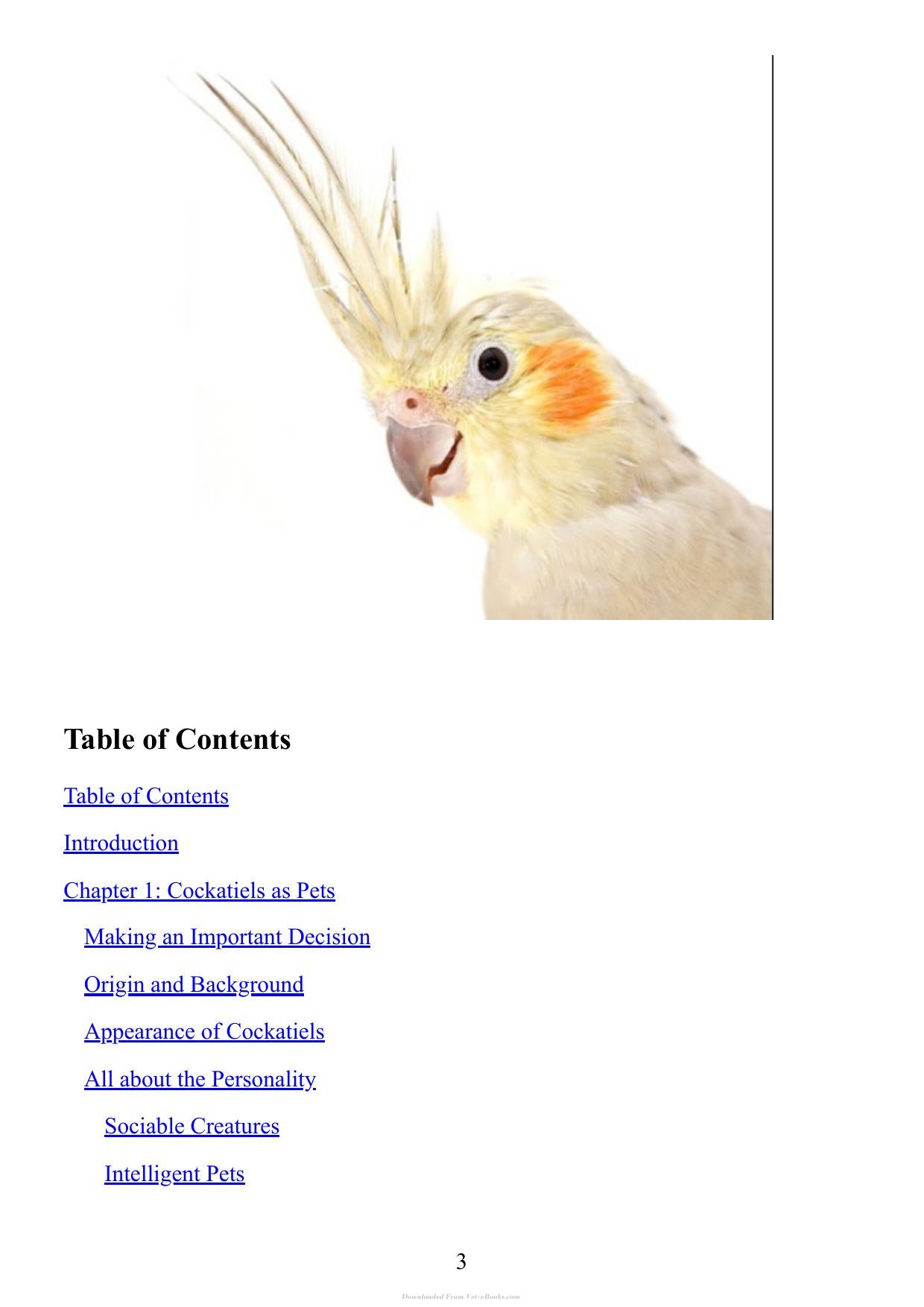 Cockatiels The Essential Guide To Ownership Care And Training For Your Pet