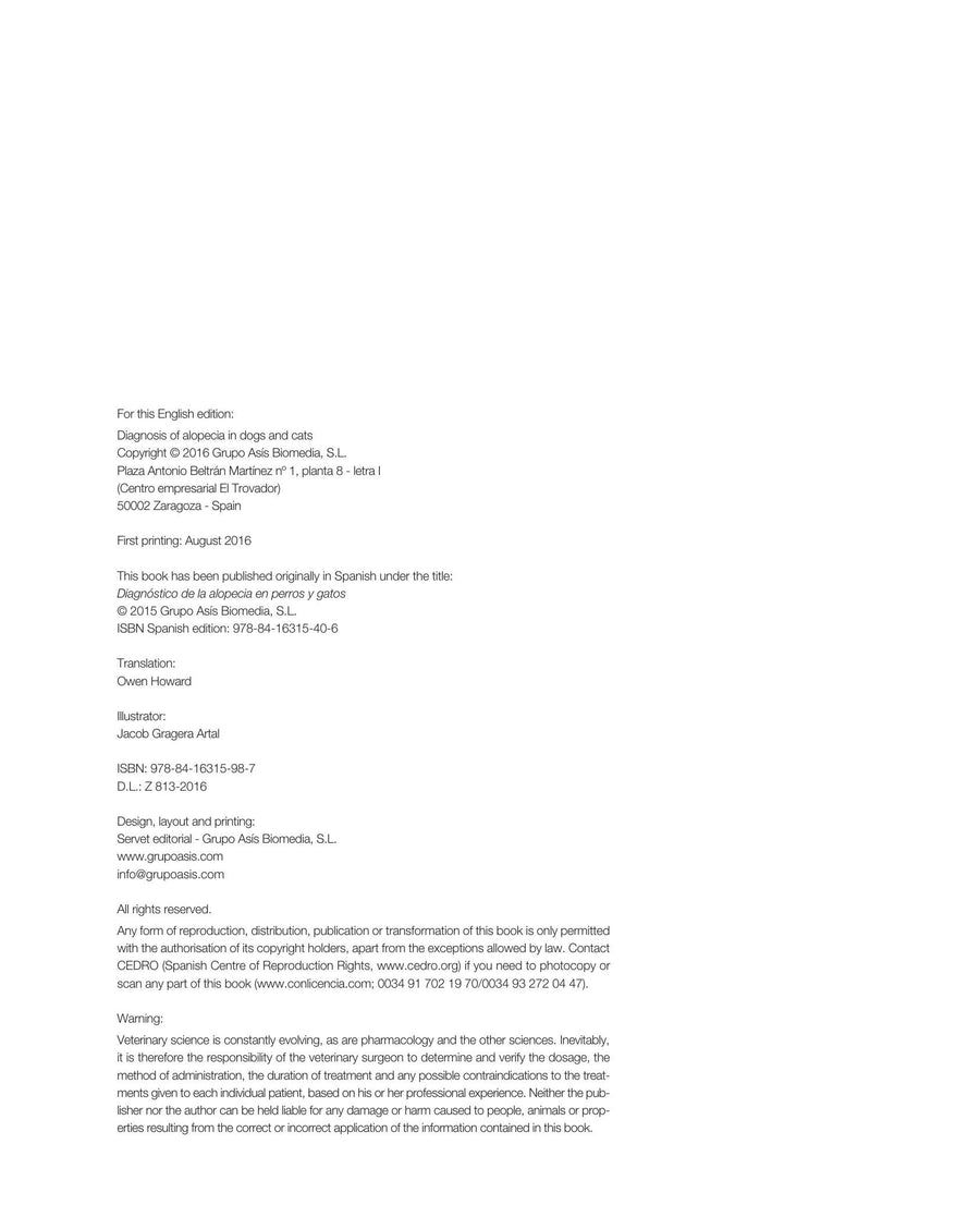 Preview page of Diagnosis of Alopecia in Dogs and Cats