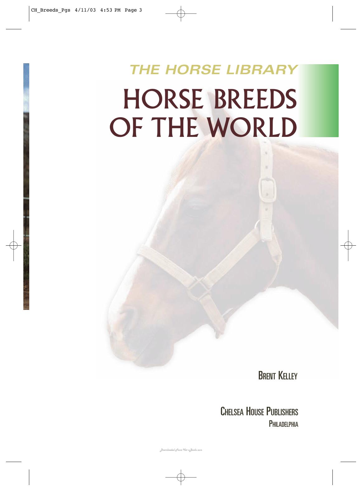 Horse Breeds Of The World