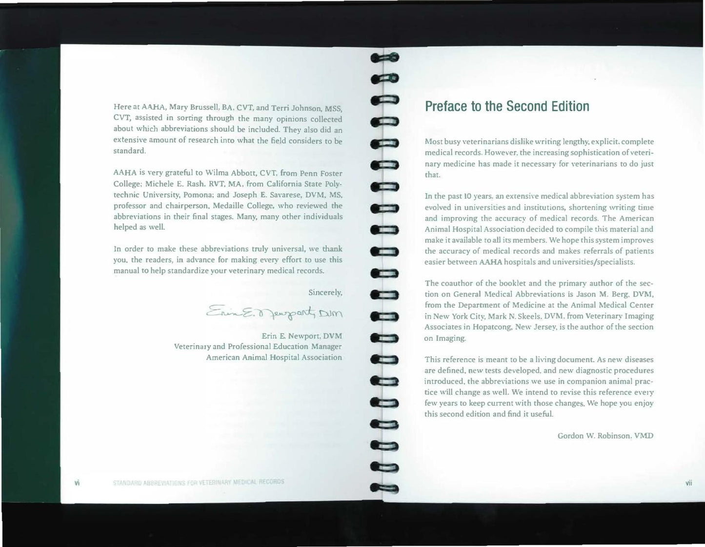 Standard Abbreviations For Veterinary Medical Records 3Rd Edition
