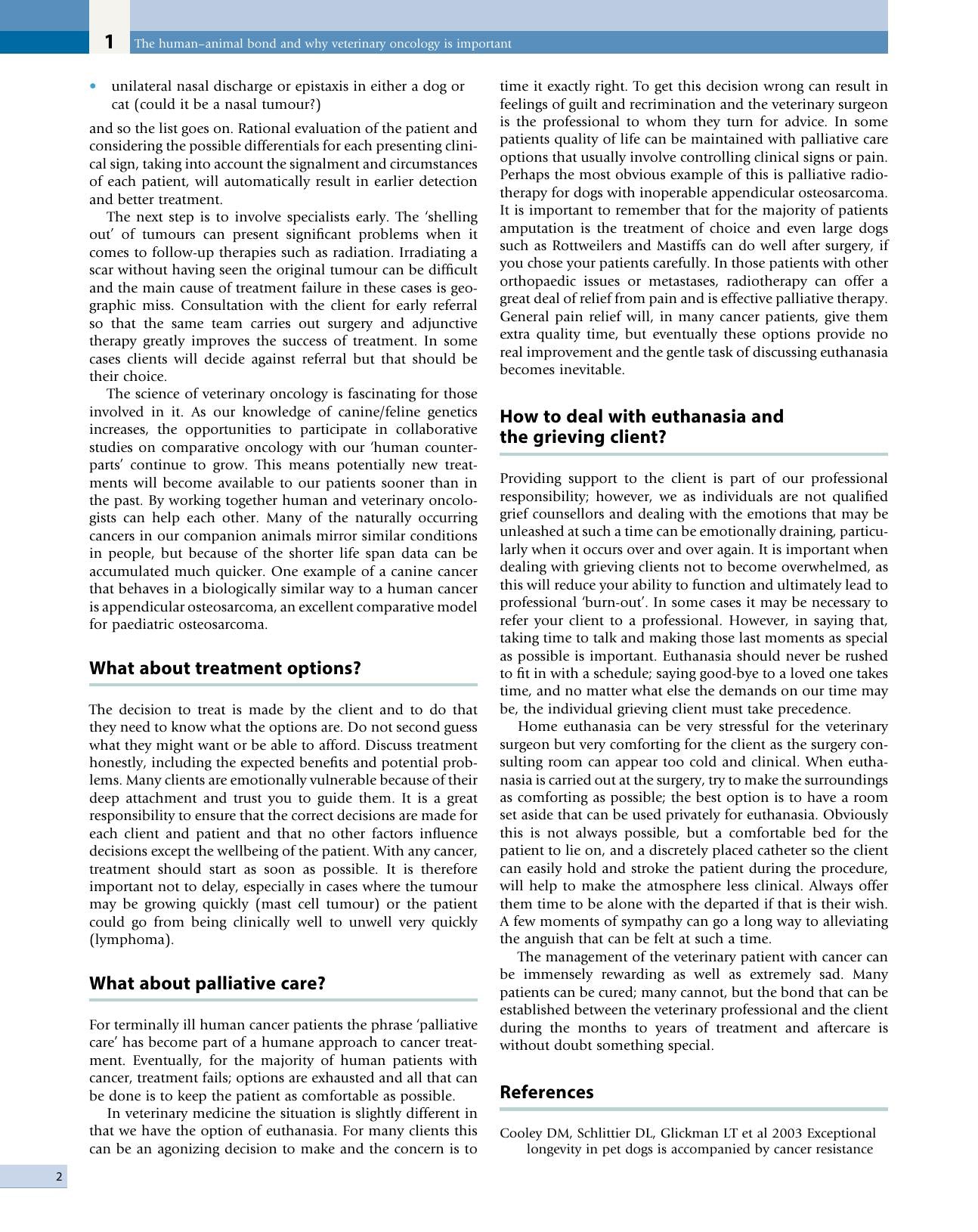 Small Animal Oncology