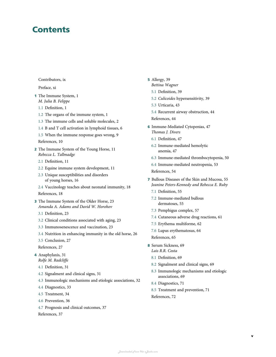 Preview page of Equine Clinical Immunology