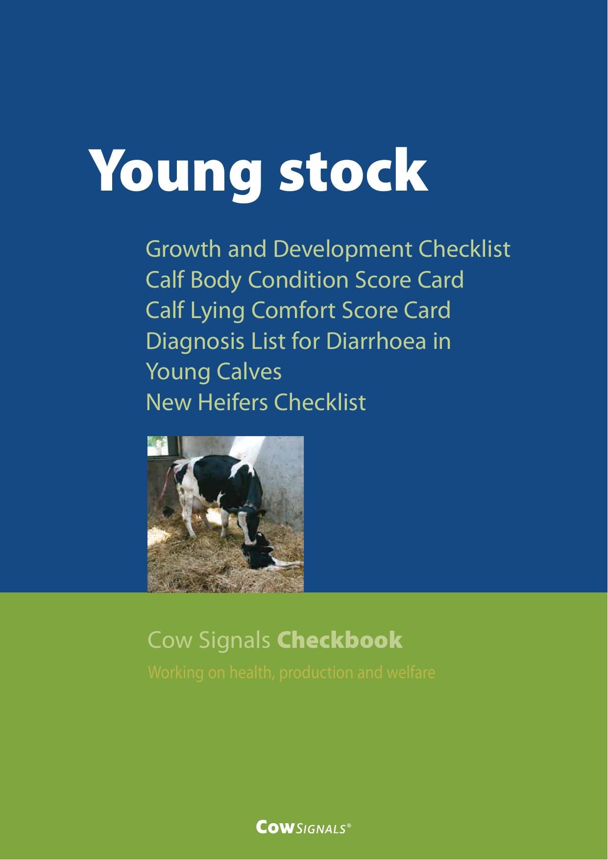 Cow Signals Checkbook Working On Health Production And Welfare