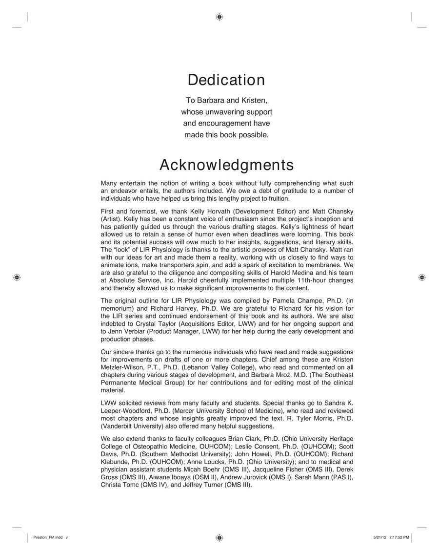 Preview page of Lippincotts Illustrated Reviews Physiology