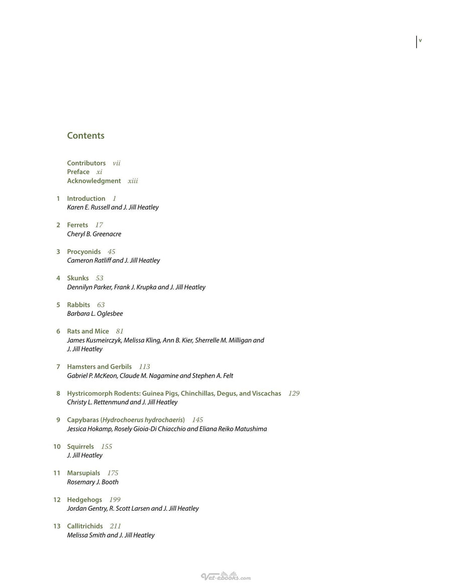 Preview page of Exotic Animal Laboratory Diagnosis