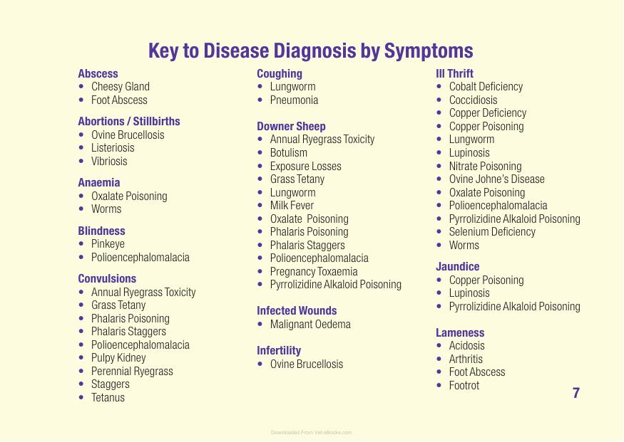 Sheep Diseases The Farmers Guide