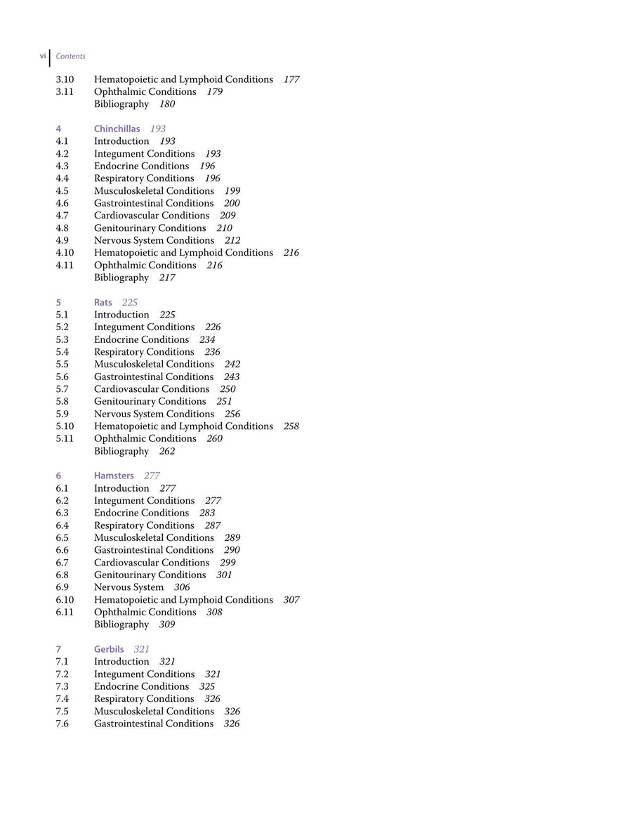 Preview page of Pathology of Small Mammal Pets