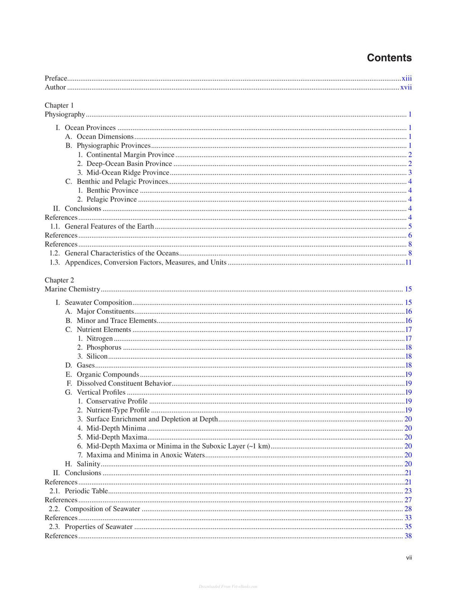 Preview page of Practical Handbook of Marine Science Fourth Edition