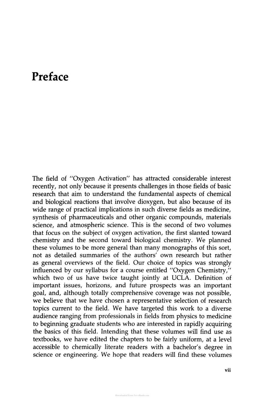 Preview page of Active Oxygen in Biochemistry