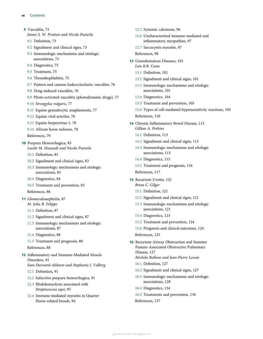 Preview page of Equine Clinical Immunology
