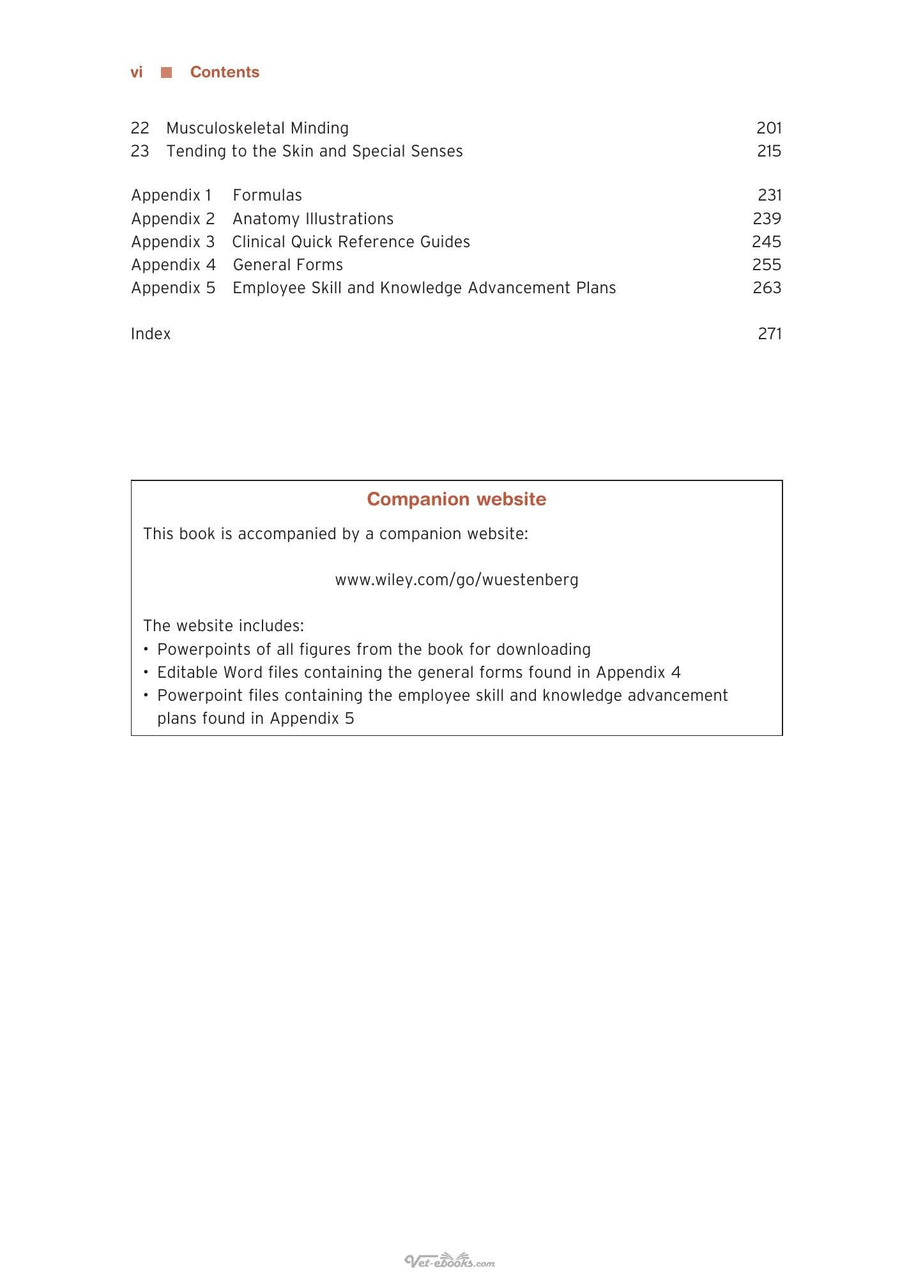 Preview page of Clinical Small Animal Care Promoting Patient Health Through Preventative Nursing